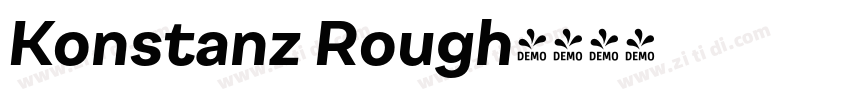 Konstanz Rough字体转换